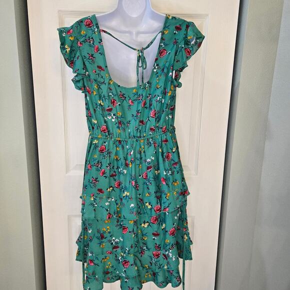 Lottie & Holly ruffle tier dress Sz Large garden Girl Summer Picnic Cottagecore - Picture 4 of 10